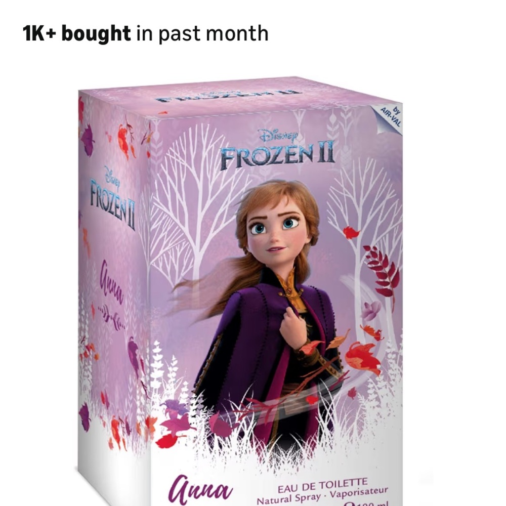 Disney Frozen Anna Eau de Toilette - Purple and Pink - Picture 4 of 7